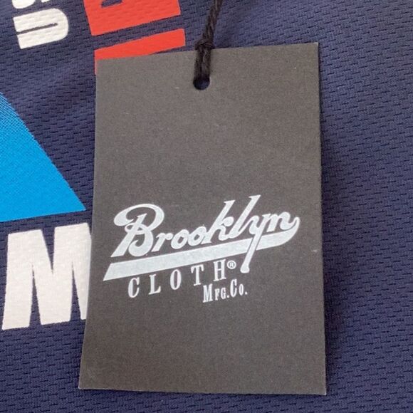 BROOKLYN CLOTH MFG.CO. NWT MENS WORLD CHAMPS USA ATHLETICS DEPT.#76 JERSEY SHIRT - Picture 8 of 10